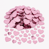 Pretty Pink Heart Confetti - Foil Decoration for Celebrations, 2.5 oz